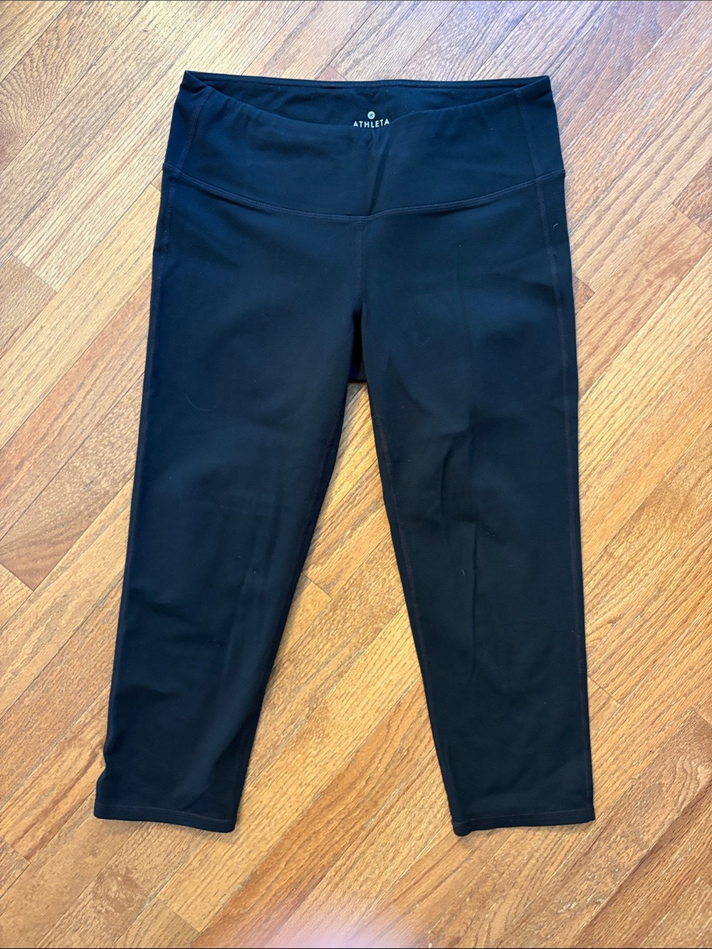 Athleta Black High-Rise Crop Performance Leggings